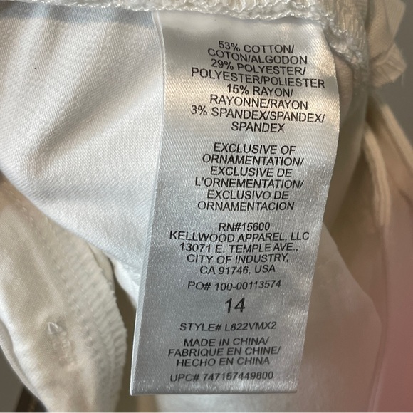 Wit & Wisdom “Ab”solution Women’s White Stretch Denim - Picture 5 of 6